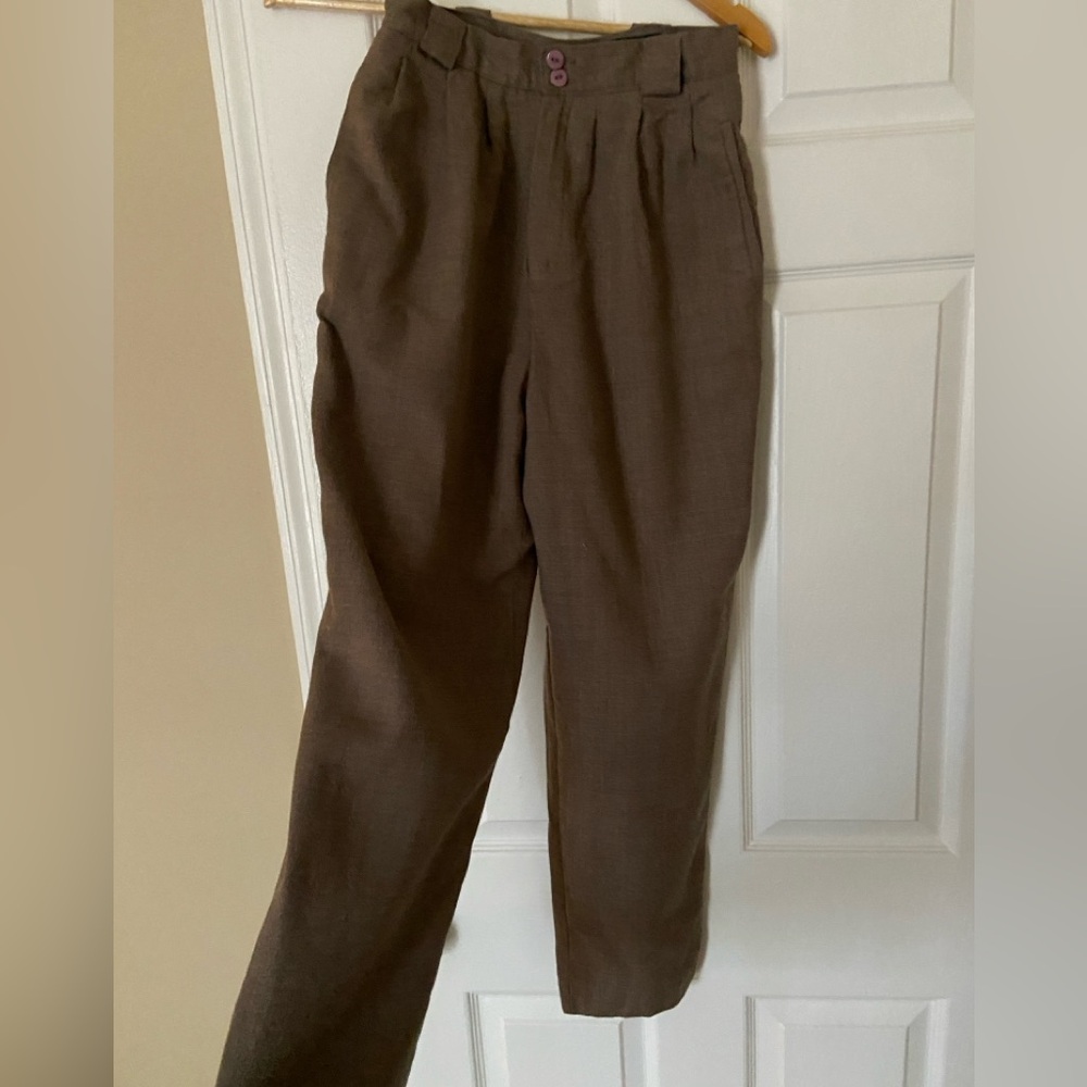 Elegant Brown Women's Trousers